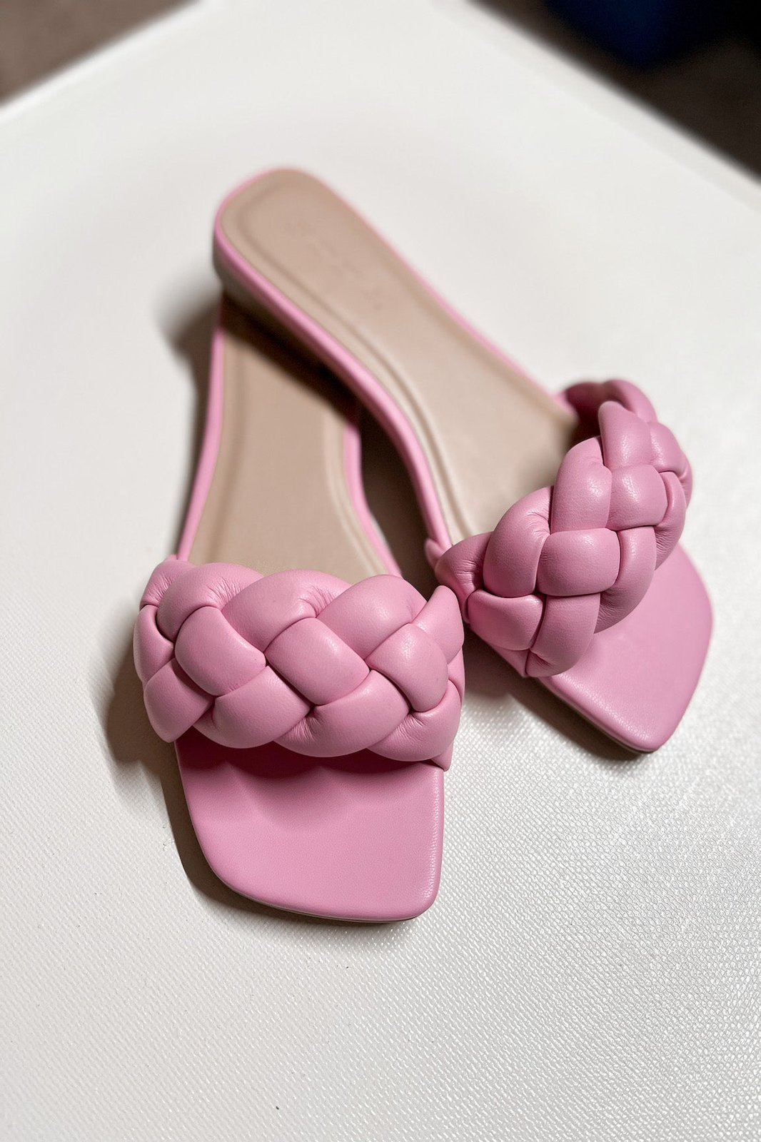Ruthie Pink Braided Sandals