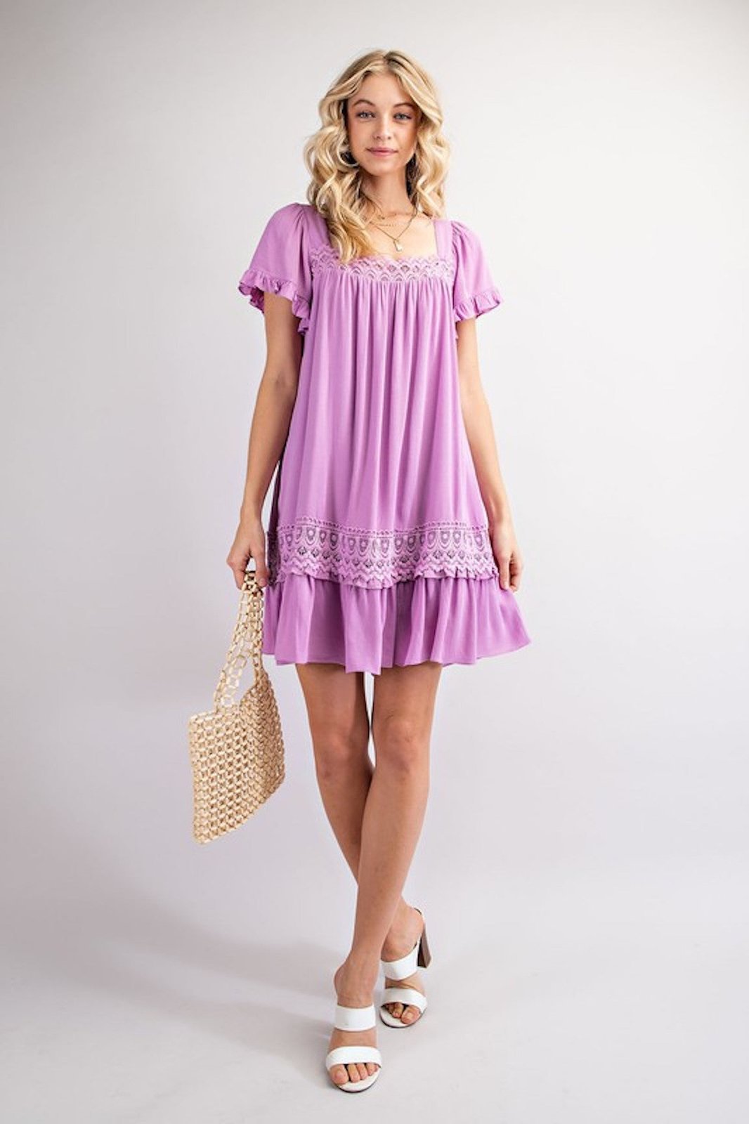 Marlee Orchid Woven Dress
